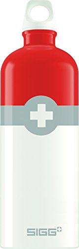 Sigg Erwachsene Trinkflasche Swiss Logo, Rot, 1 Liter, 8507.80 Sigg Erwachsene Trinkflasche Swiss Logo, Rot, 1 Liter, 8507.80 von SIGG