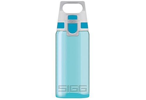 SIGG VIVA ONE Aqua Kinder Trinkflasche (0.5 L), schadstofffreie Kinderflasche mit auslaufsicherem Deckel, einhändig bedienbare Sporttrinkflasche SIGG VIVA ONE Aqua Kinder Trinkflasche (0.5 L), schadstofffreie Kinderflasche mit auslaufsicherem Deckel, einhändig bedienbare Sporttrinkflasche von SIGG