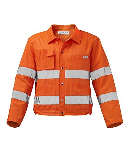 SIGGI Unisex Zweifarbige hohe Sichtbarkeit Jacke, Leuchtend Orange, XL von Siggi Group