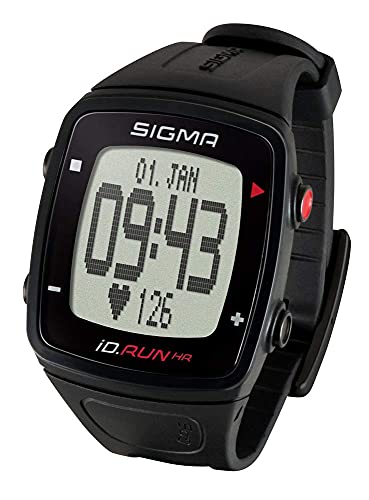 Laufuhr Sigma iD.Run HR schwarz GPS Pulsuhr Sportuhr Activity-Tracker Running Computer Sportcomputer von SIGMA SPORT