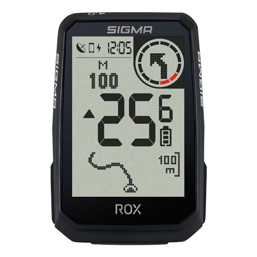 SIGMA GPS Fahrradcomputer ROX 4.0 Endurance - 40h Akkulaufzeit, 30 Funktionen, Re-Routing & E-Bike Kompatibilität ANT+&BLE |Werkzeuglose Montage&USB-C| Fahrradcomputer Kabellos IPX7 geschützt von SIGMA