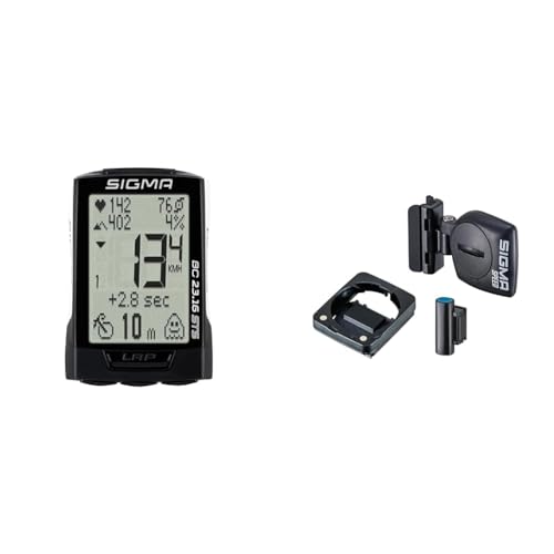 SIGMA SPORT BC 23.16 STS White | Fahrradcomputer & Unisex – Erwachsene STS Rad 2 KIT 2450 Originals Geschwindigkeits, Mehrfarbig, Einheitsgröße SIGMA SPORT BC 23.16 STS White | Fahrradcomputer & Unisex – Erwachsene STS Rad 2 KIT 2450 Originals Geschwindigkeits, Mehrfarbig, Einheitsgröße von SIGMA