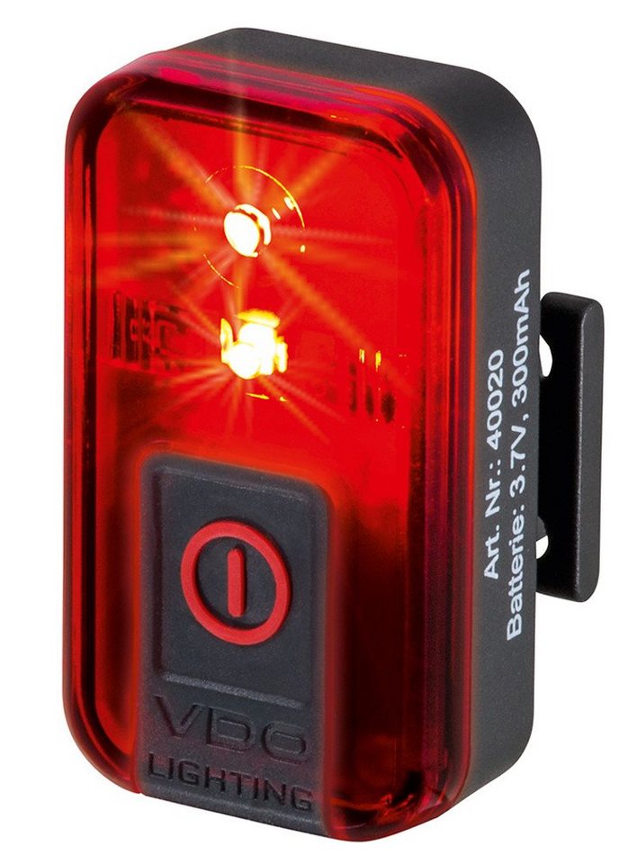 SIGMA SPORT Fahrradbeleuchtung VDO Fahrrad Rückleuchte ECO LIGHT RED Plus inkl. Netzteil von SIGMA SPORT