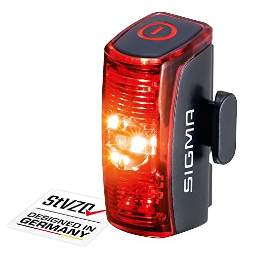 SIGMA SPORT - INFINITY | LED Fahrradlicht mit 16h Leuchtdauer | StVZO zugelassenes, akkubetriebenes Rücklicht von SIGMA SPORT