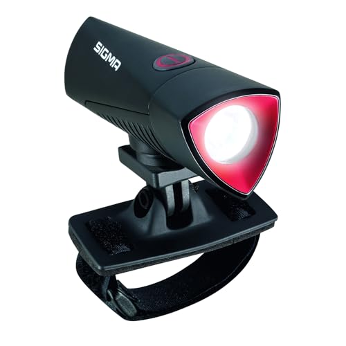 SIGMA SPORT Unisex – Erwachsene Led-helmlampe-2022044905 LED-Helmlampe, Schwarz, Einheitsgröße von SIGMA SPORT