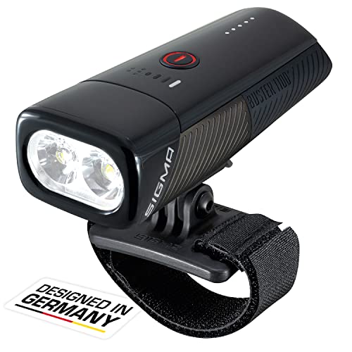 SIGMA – Buster 1100 HL | Helmbeleuchtung mit 1100 Lumen | Wiederaufladbare Helmleuchte mit fünf Beleuchtungsmodi | mit Quick-Release-Funktion für schnelle Befestigung SIGMA – Buster 1100 HL | Helmbeleuchtung mit 1100 Lumen | Wiederaufladbare Helmleuchte mit fünf Beleuchtungsmodi | mit Quick-Release-Funktion für schnelle Befestigung von SIGMA