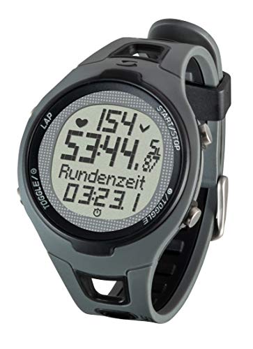 Sigma Sport Sigma Pulsuhr PC 15.11, Herzfrequenz mit Brustgurt, EKG genau, wasserdicht, Black von SIGMA SPORT