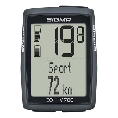SIGMA EOX View 700 | E-Bike Fahrradcomputer inkl. Over CLAMP Butler | wasserfester Fahrradcomputer für das E-Bike | Kompatibel mit der kostenlosen EOX App SIGMA EOX View 700 | E-Bike Fahrradcomputer inkl. Over CLAMP Butler | wasserfester Fahrradcomputer für das E-Bike | Kompatibel mit der kostenlosen EOX App von SIGMA