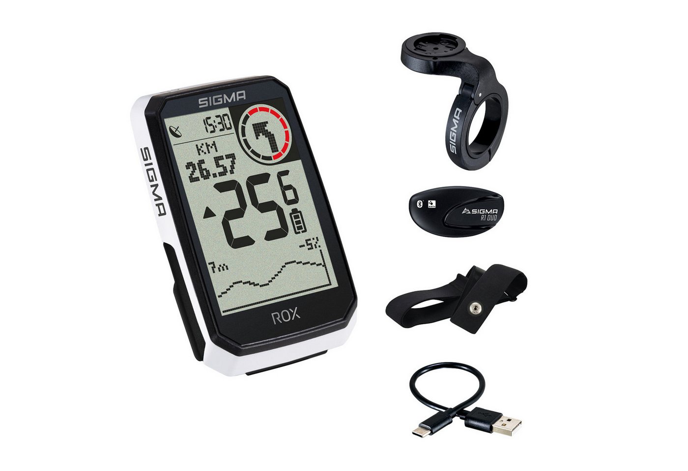SIGMA Fahrradcomputer Rox 4.0 Endurance HR Set GPS Fahrradtacho Fahrradnavi SIGMA Fahrradcomputer Rox 4.0 Endurance HR Set GPS Fahrradtacho Fahrradnavi von SIGMA