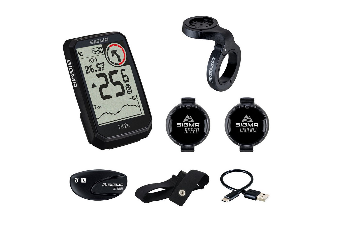 SIGMA Fahrradcomputer Rox 4.0 Endurance Sensor Set Fahrradnavi Fahrradtacho SIGMA Fahrradcomputer Rox 4.0 Endurance Sensor Set Fahrradnavi Fahrradtacho von SIGMA