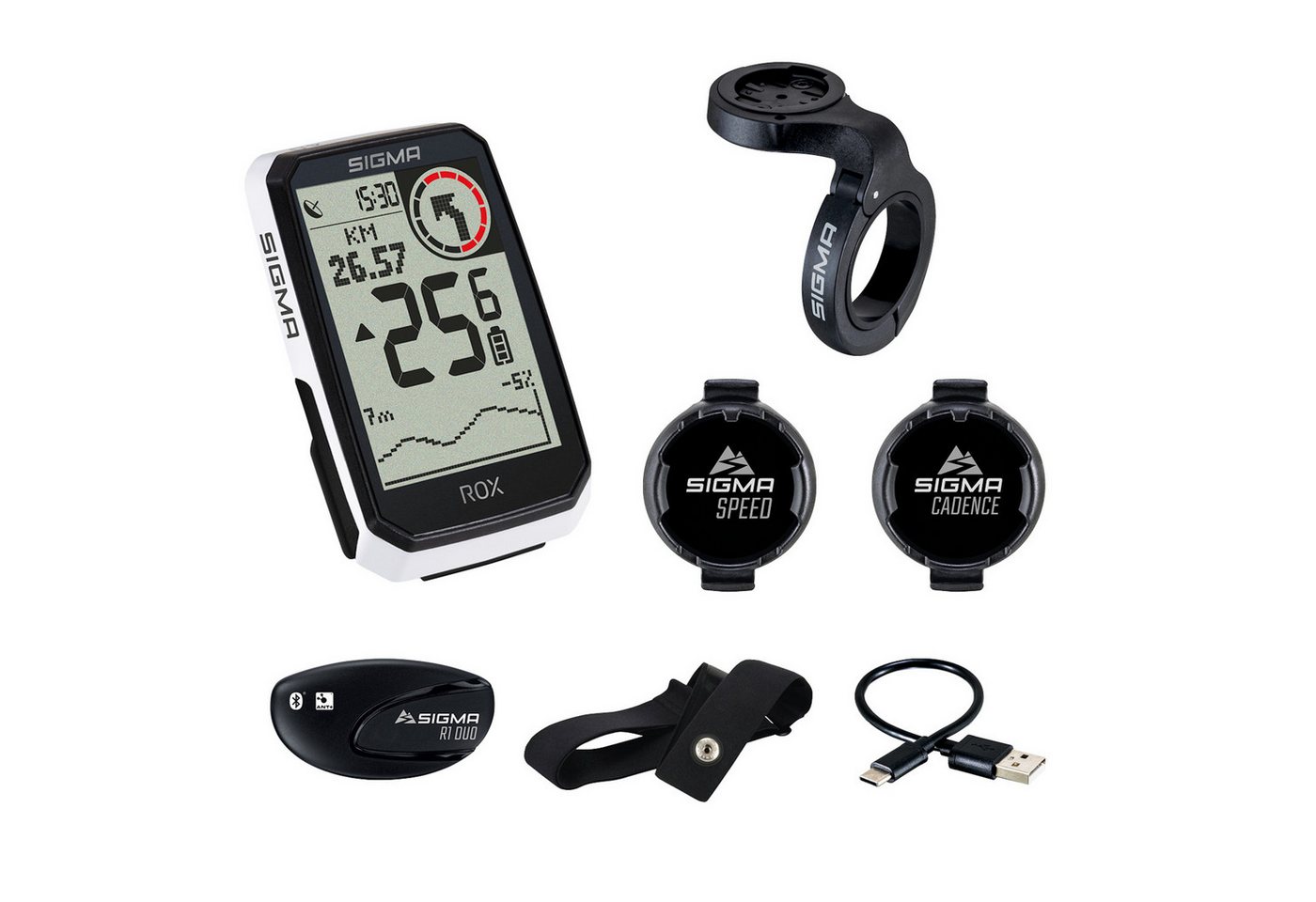 SIGMA Fahrradcomputer Rox 4.0 Endurance Sensor Set Fahrradnavi Fahrradtacho SIGMA Fahrradcomputer Rox 4.0 Endurance Sensor Set Fahrradnavi Fahrradtacho von SIGMA