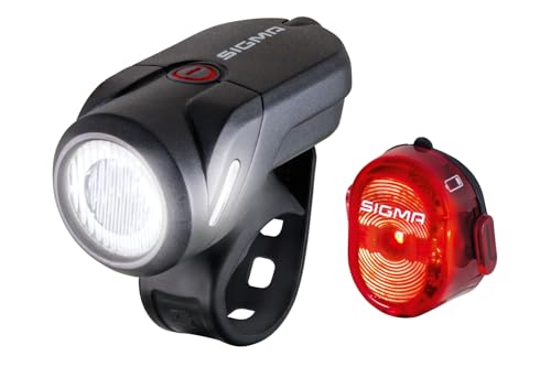 SIGMA Sport - LED Fahrradlicht Set Aura 35 und Nugget II | StVZO zugelassenes, akkubetriebenes Vorderlicht und Rücklicht SIGMA Sport - LED Fahrradlicht Set Aura 35 und Nugget II | StVZO zugelassenes, akkubetriebenes Vorderlicht und Rücklicht von SIGMA