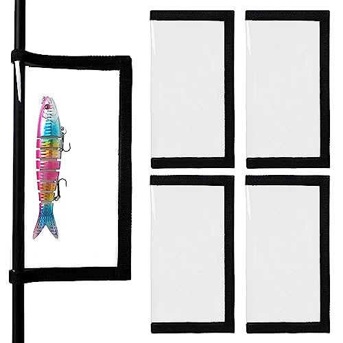 Angelköderwickel, 4 Packungen transparente PVC-Angelköderabdeckungen, langlebige Angelhaken-Abdeckungen, Köderschutz, Köderaufbewahrung für Angelruten, leicht zu sehen, hält das Angeln sicher Angelköderwickel, 4 Packungen transparente PVC-Angelköderabdeckungen, langlebige Angelhaken-Abdeckungen, Köderschutz, Köderaufbewahrung für Angelruten, leicht zu sehen, hält das Angeln sicher von SILANON
