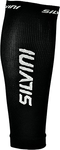 SILVINI Erwachsene Sport Kompressions Tubes Castello, Black-White, L/XL von SILVINI