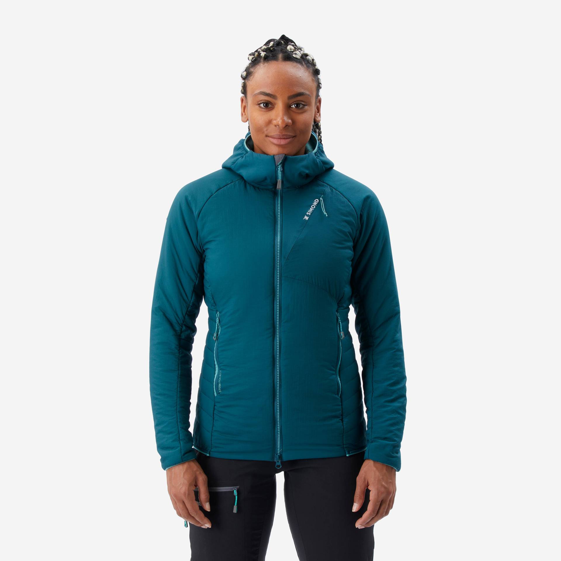 Damen Wattierte Jacke Bergsteigen - Alpinism dunkelgrün Damen Wattierte Jacke Bergsteigen - Alpinism dunkelgrün von SIMOND