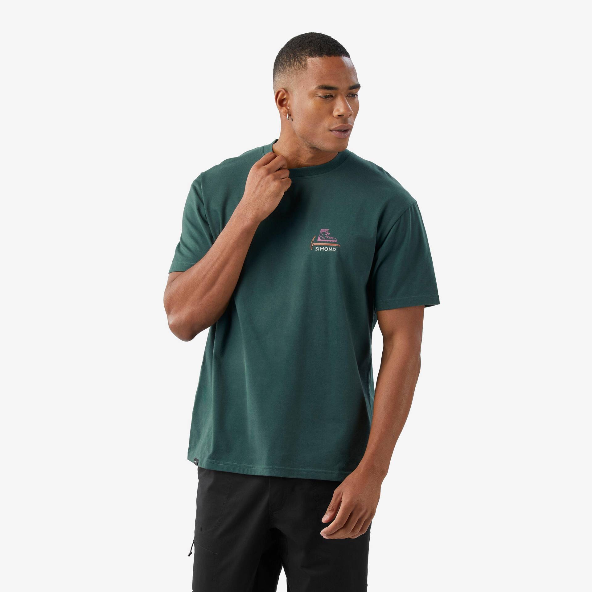 Herren Kletter-T-Shirt strapazierfähig - Vertika grün Herren Kletter-T-Shirt strapazierfähig - Vertika grün von SIMOND