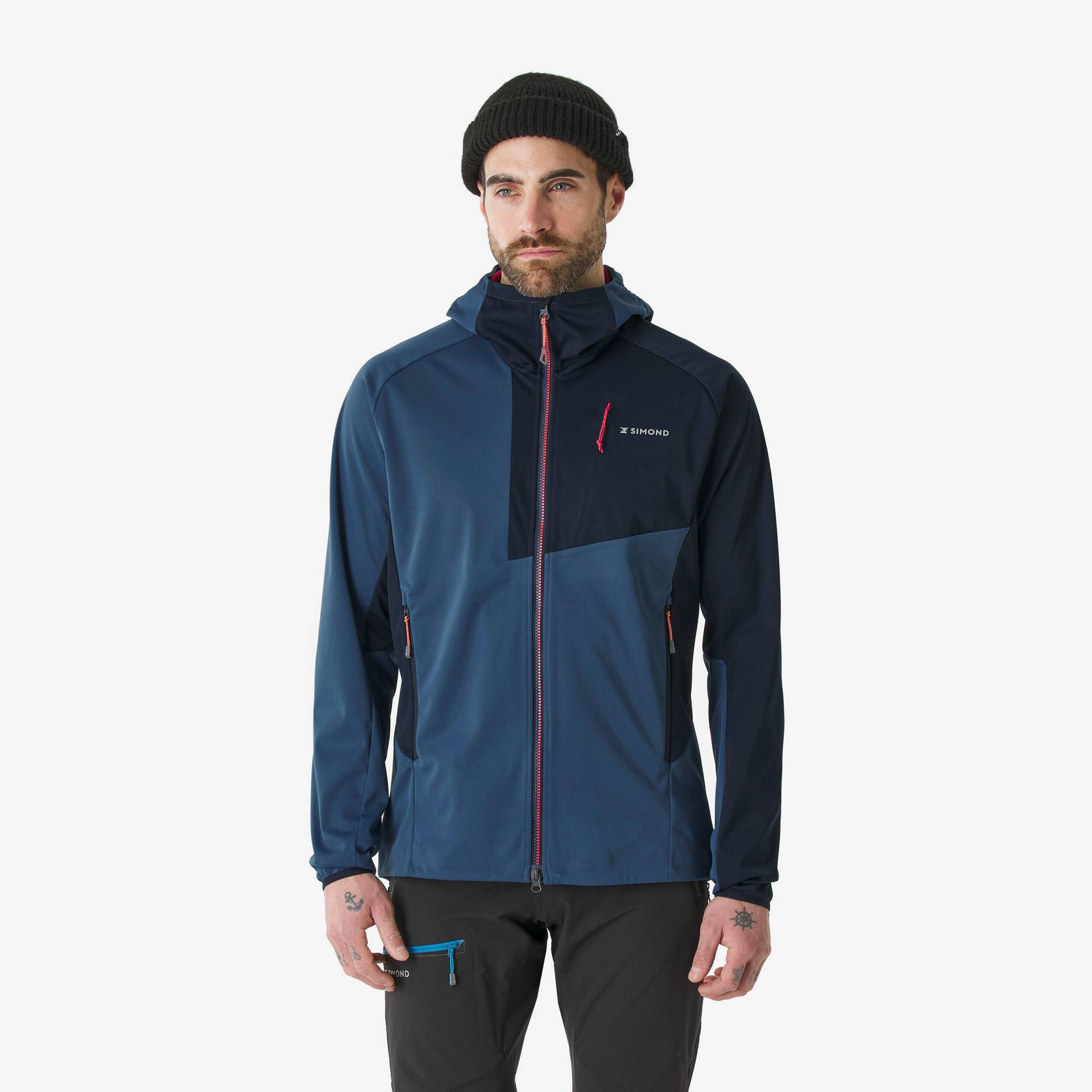 Herren Softshelljacke - Alpinism Light graublau von SIMOND