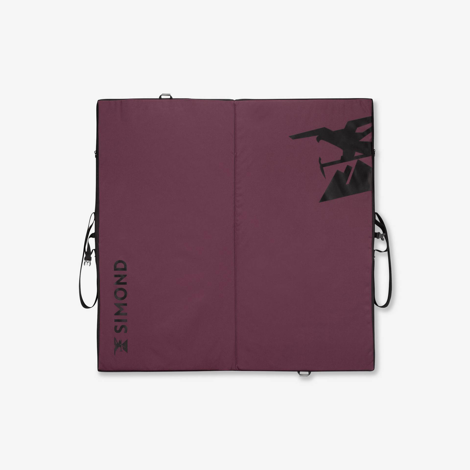 Kletter-Crashpad 1 m × 1 m - Block V2 bordeauxrot Kletter-Crashpad 1 m × 1 m - Block V2 bordeauxrot von SIMOND