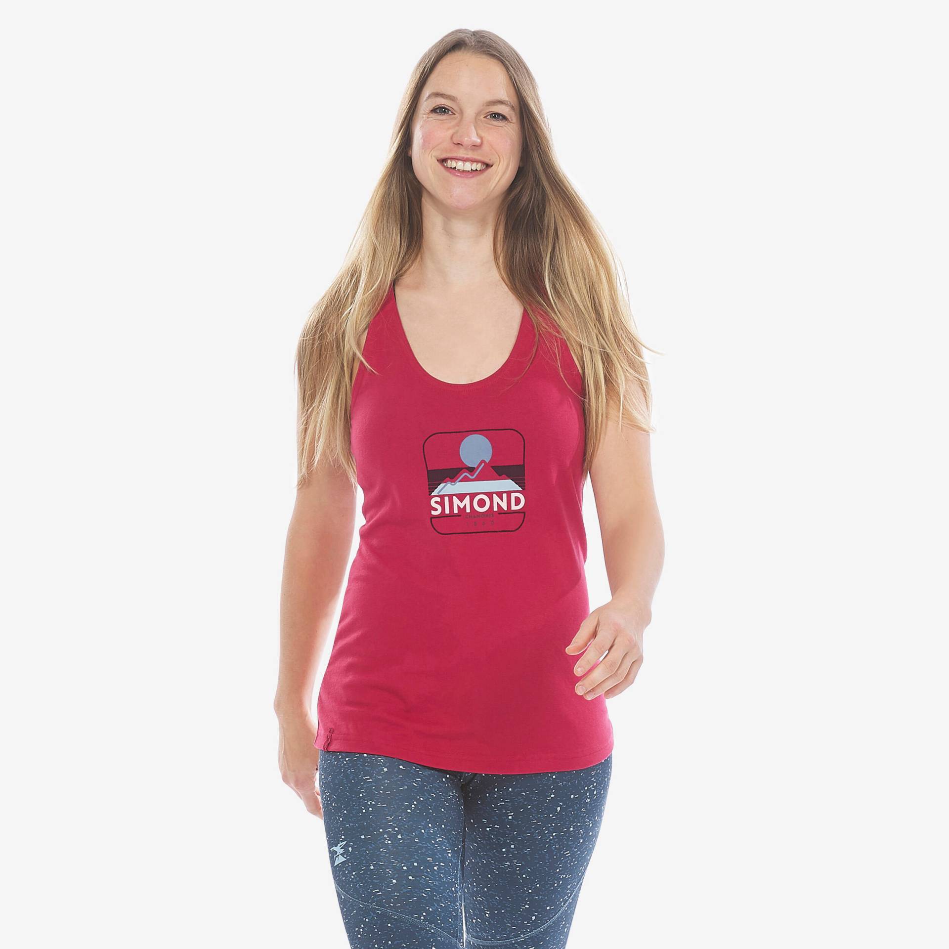 Kletter-T-Shirt Damen - Vertika rot von SIMOND