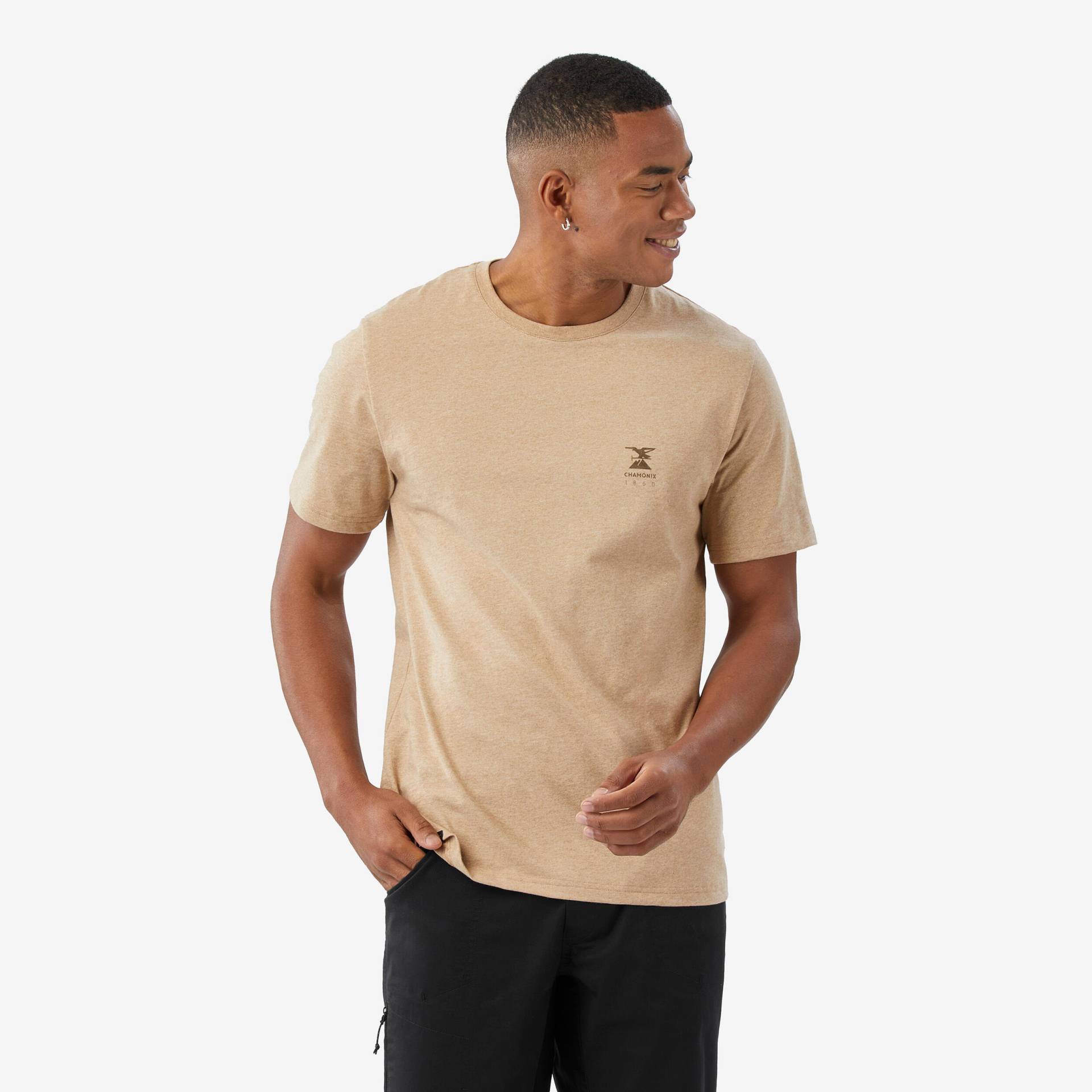 Kletter-T-Shirt Herren strapazierfähig - Vertika ungefärbt Kletter-T-Shirt Herren strapazierfähig - Vertika ungefärbt von SIMOND