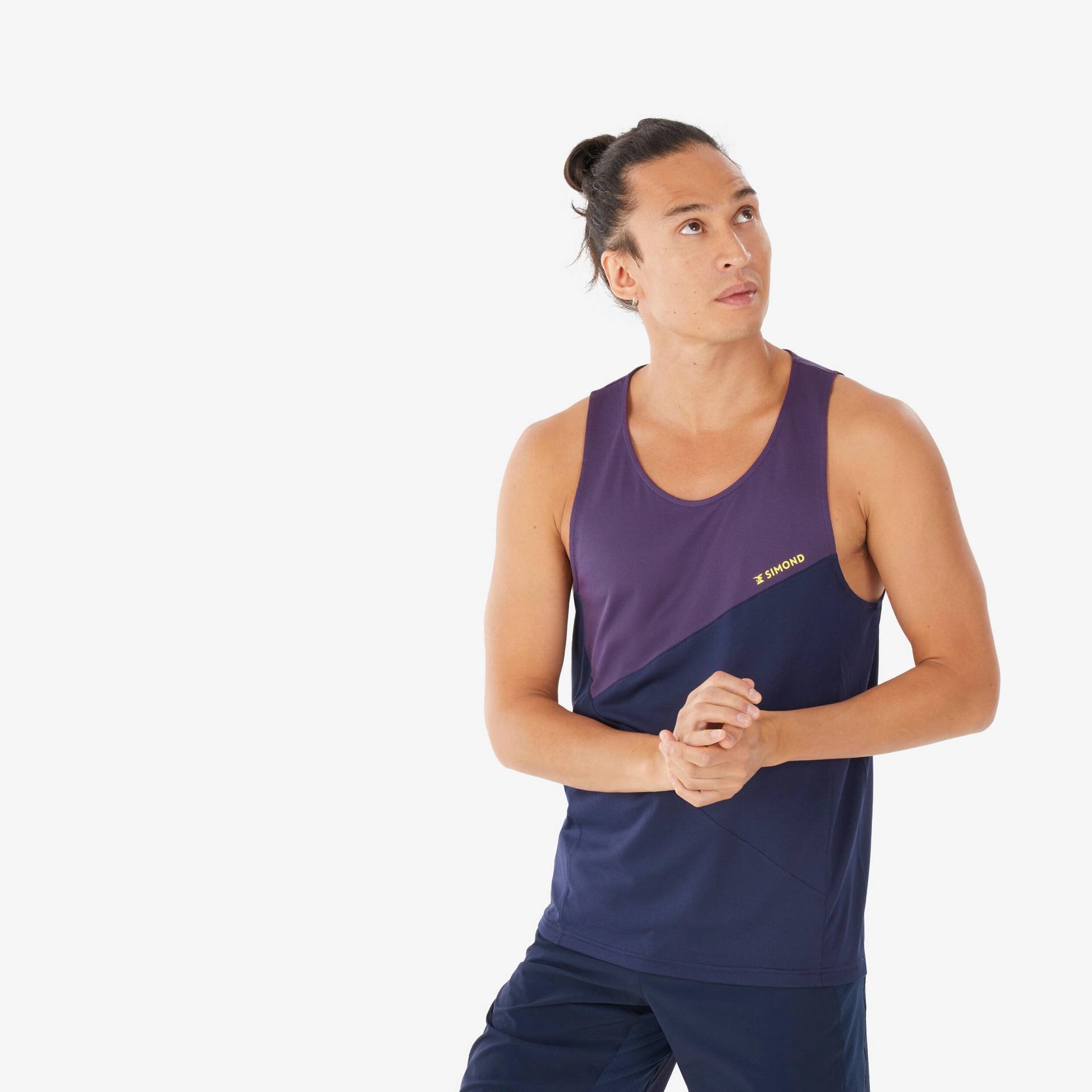 Kletter-Tanktop – Edge aubergine von SIMOND