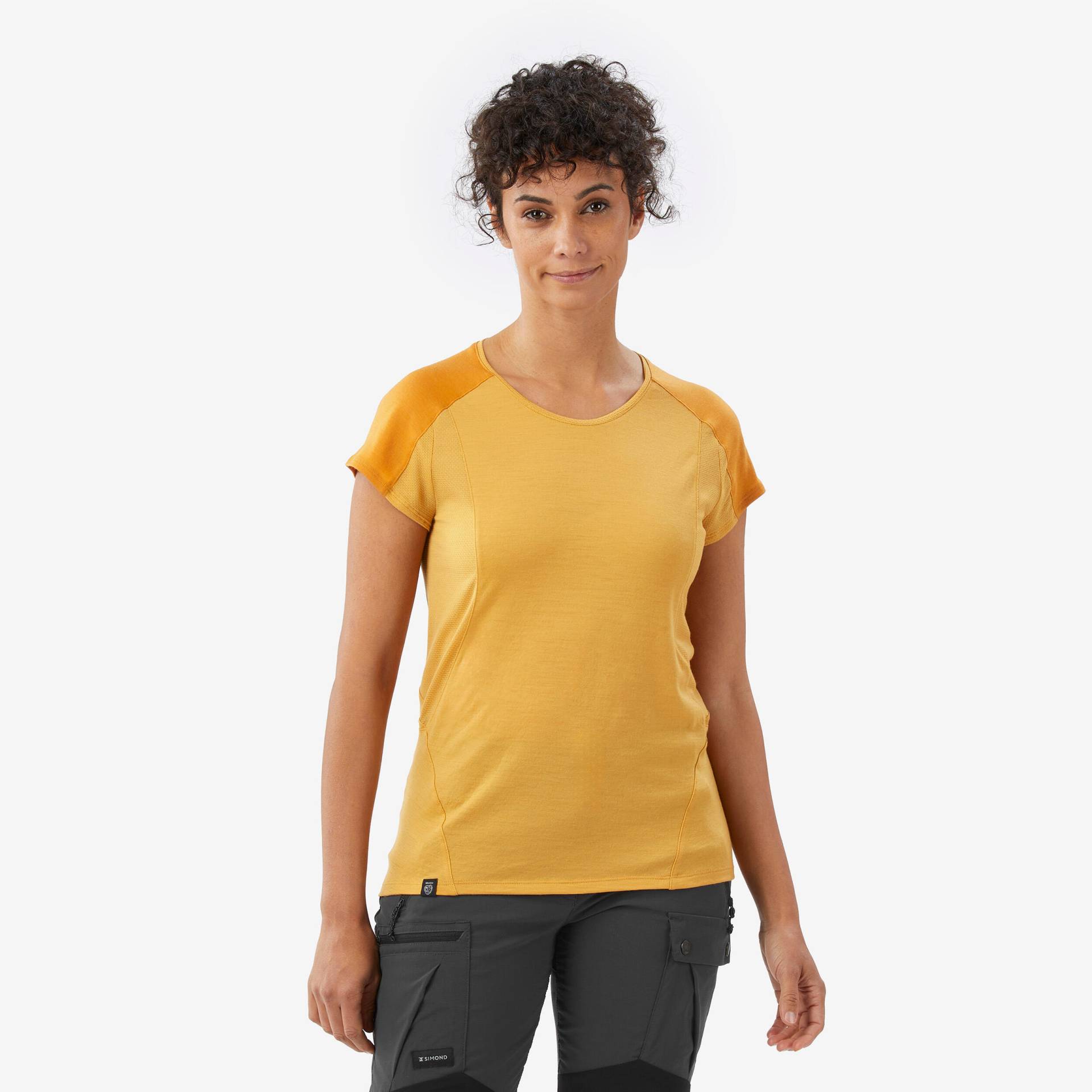 Merinoshirt Damen kurzarm - Merino Resist gelb Merinoshirt Damen kurzarm - Merino Resist gelb von SIMOND