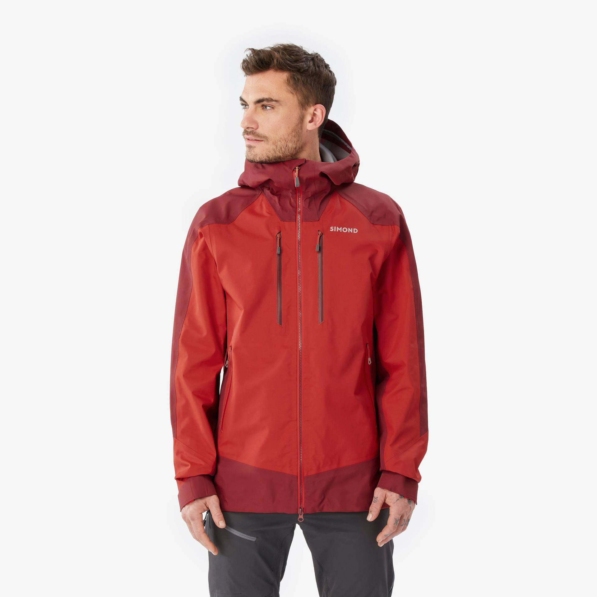 Regenjacke Herren wasserdicht - Alpinism Evo rot Regenjacke Herren wasserdicht - Alpinism Evo rot von SIMOND