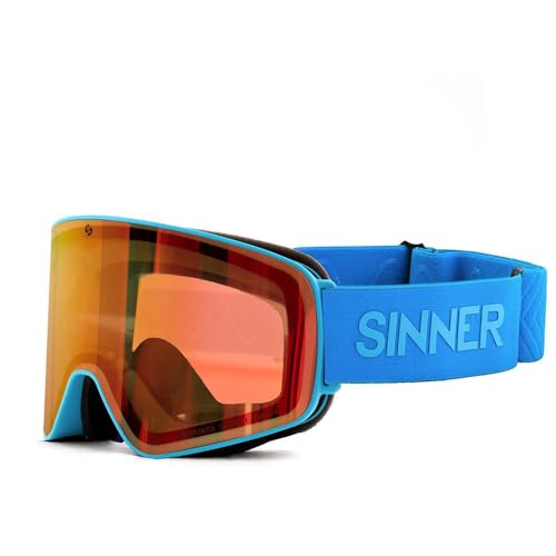 SINNER SNOWGHOST-Matte Sky Blue-Double SINTRAST-Trans+ Cat.S1-S3 Sonnenbrille, Erwachsene, Unisex, mehrfarbig (mehrfarbig), Einheitsgröße von SINNER