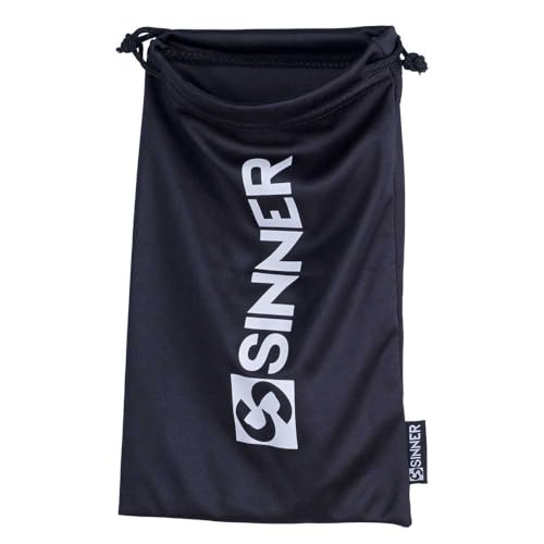 SINNER Sport Goggle Cleaning Bag-Black Schutzhülle, Mehrfarbig (Mehrfarbig), Einheitsgröße von SINNER