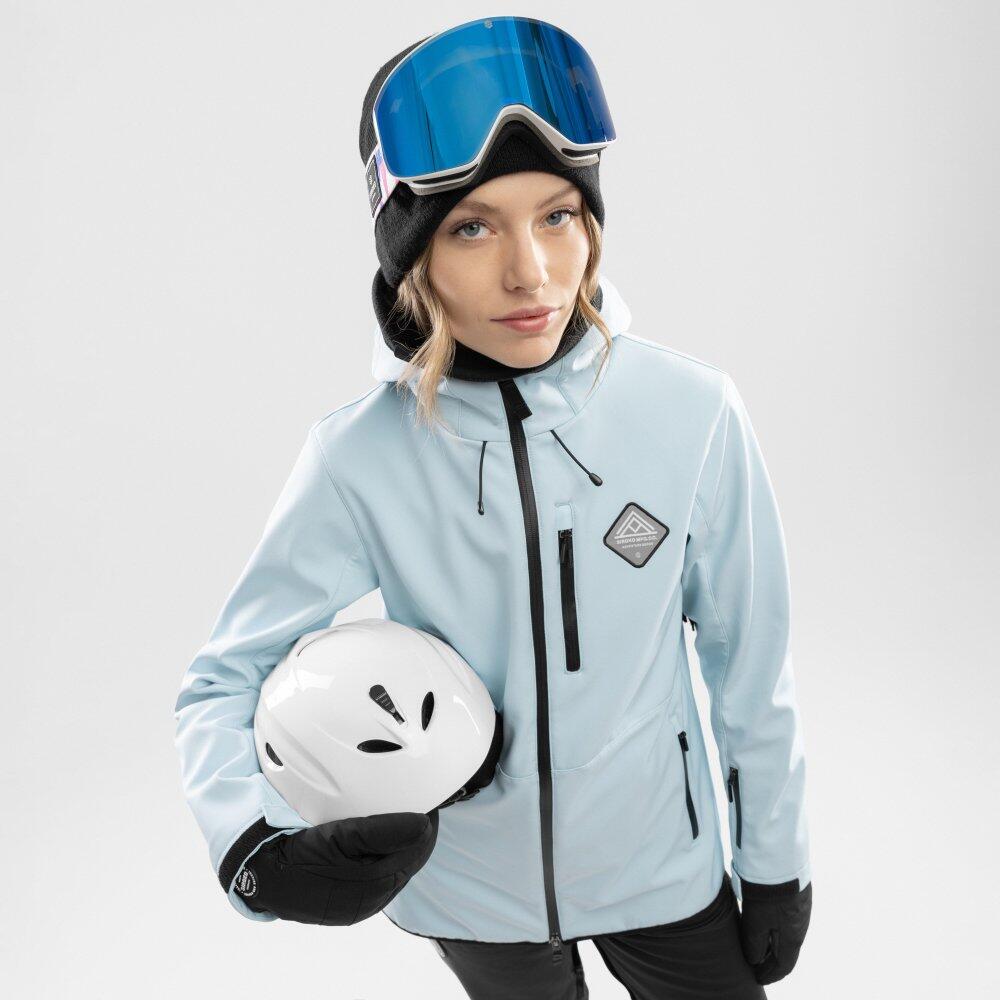 Damen Wintersport snowboardjacke für W2-W Gelid Blau von SIROKO