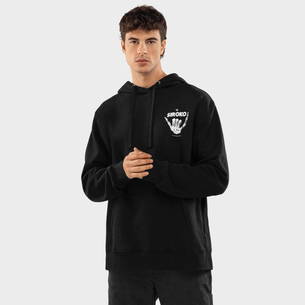 Herren Lifestyle kapuzenpullover Vibes SIROKO Schwarz von SIROKO