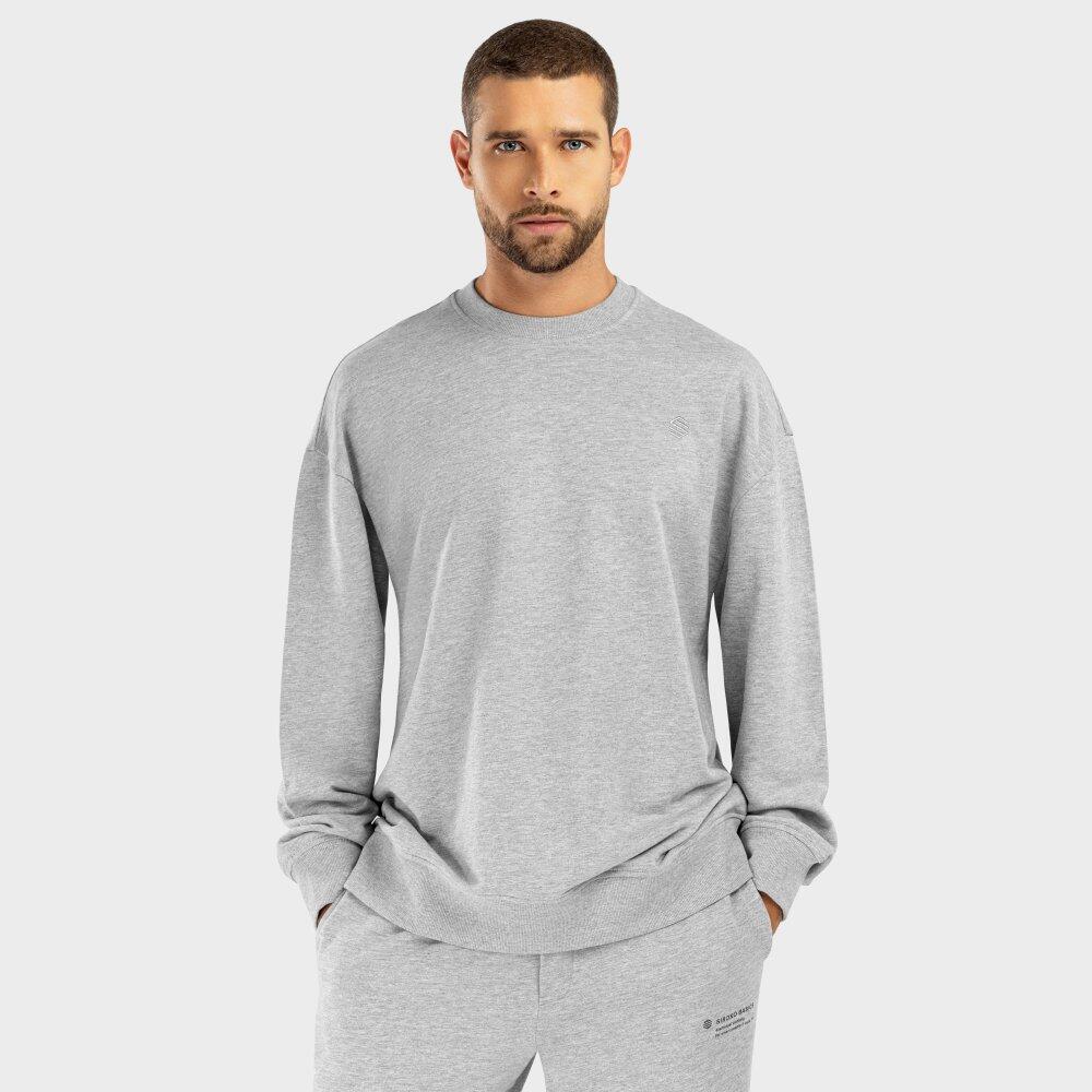 Herren Lifestyle -sweatshirt Ash SIROKO Perlgrau von SIROKO