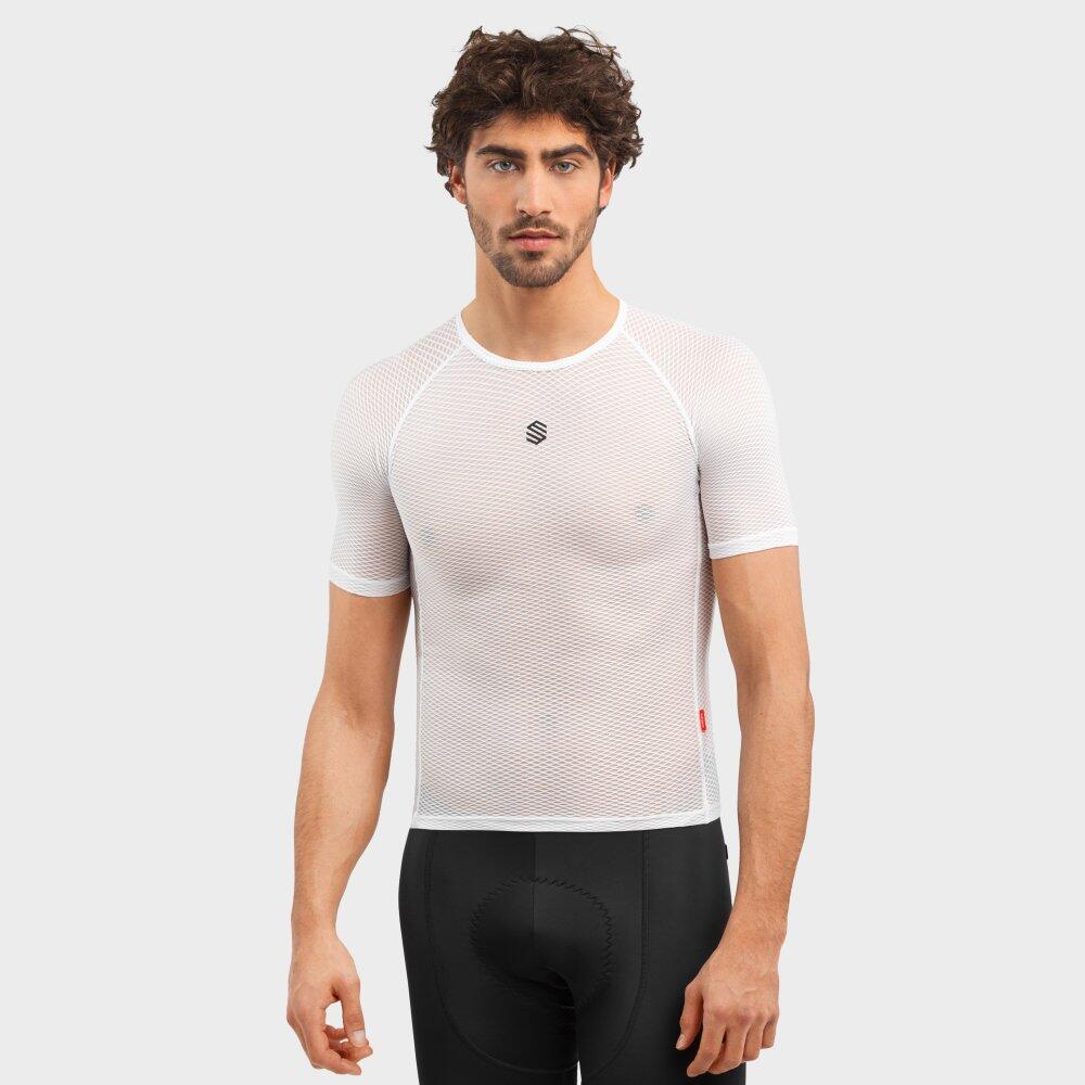 Herren Radsport fahrradbaselayer für Clout SIROKO Weiß von SIROKO