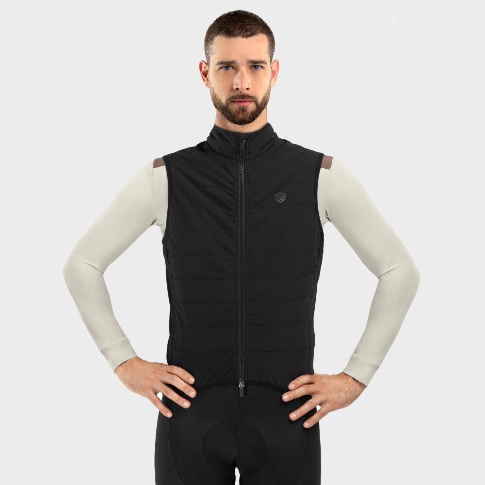 Herren Radsport thermo-fahrradweste SRX Ultra Warm Siroko Schwarz von SIROKO