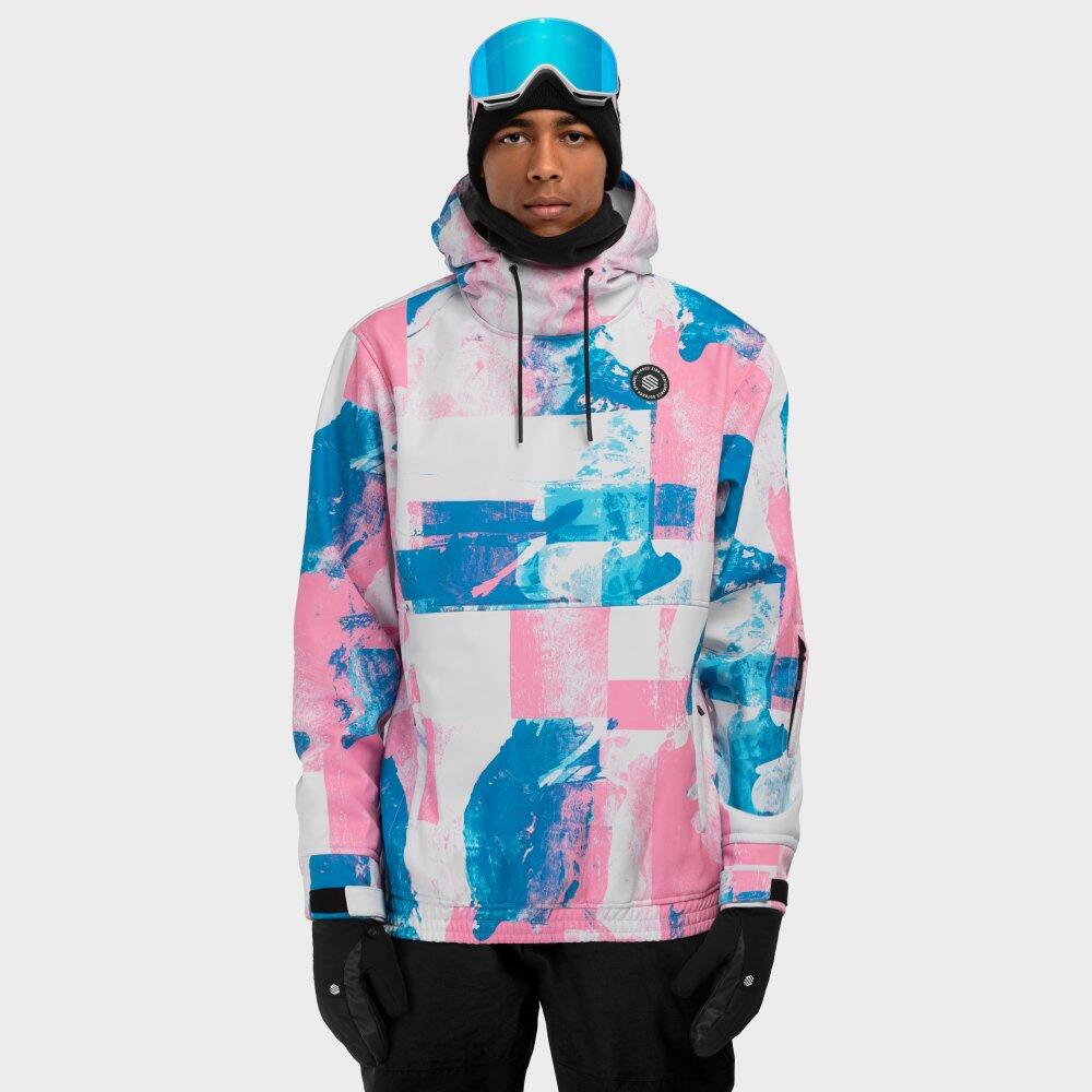 Herren Wintersport snowboardjacke für W1 Holi Siroko Bubblegum Pink von SIROKO