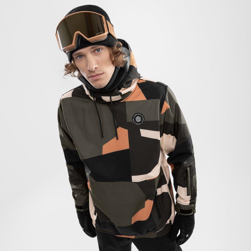 Herren Wintersport snowboardjacke für W1 Sandboard Siroko Schwarz von SIROKO