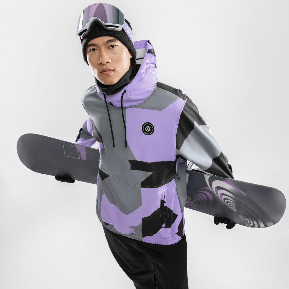 Herren Wintersport snowboardjacke für W1 Tignes Siroko Lavendel von SIROKO