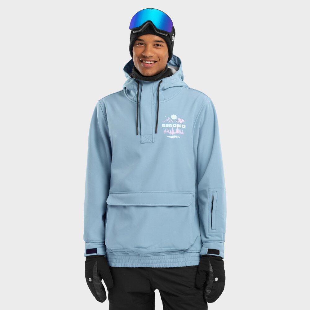 Herren Wintersport snowboardjacke für W3 Prags Blau von SIROKO