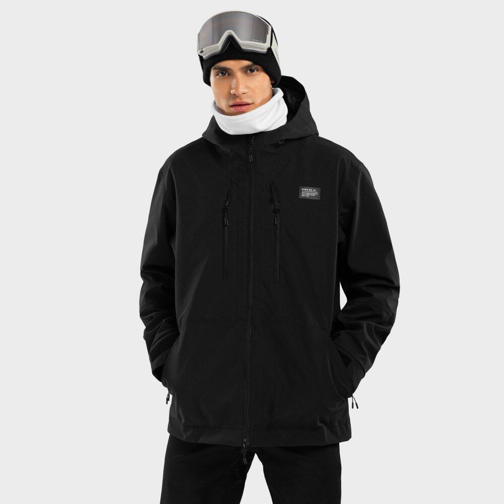 Herren Wintersport snowboardjacke für W5 Nix Siroko Schwarz von SIROKO