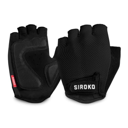 SIROKO Aero Fahrradhandschuhe, Schwarz, Größe M, Schwarz , M SIROKO Aero Fahrradhandschuhe, Schwarz, Größe M, Schwarz , M von SIROKO