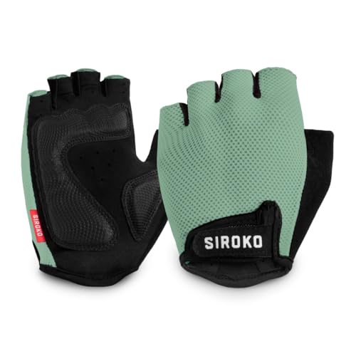 SIROKO Aero Fahrradhandschuhe, Grün, für Herren und Damen, grün, S von SIROKO