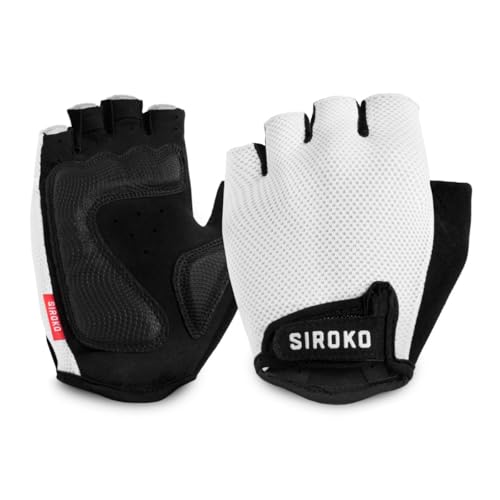 SIROKO - Fahrradhandschuhe Aero White - L - Weiß von SIROKO