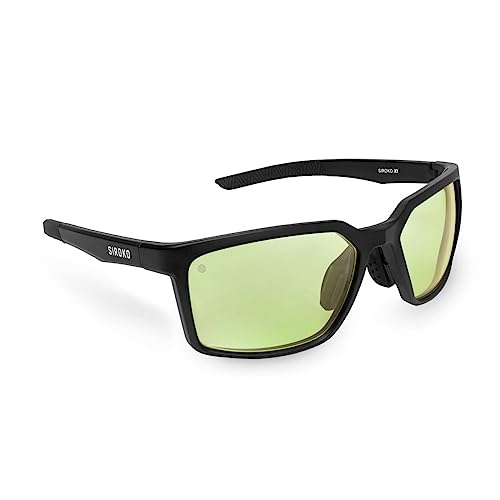 SIROKO - Selbsttönende Sportbrille X1 Photochromic AnetoSchwarz/Grün von SIROKO