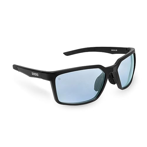 SIROKO - Selbsttönende Sportbrille X1 Photochromic OttawaSchwarz/Hellblau von SIROKO