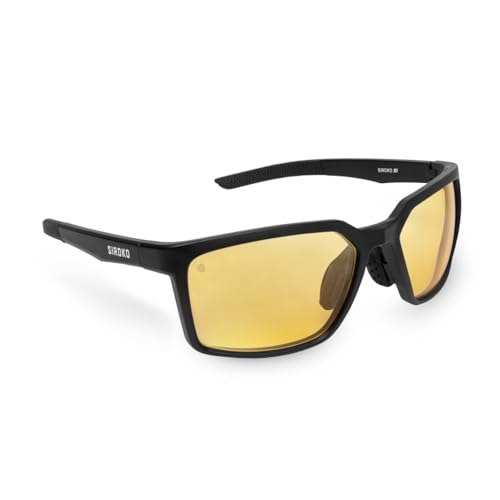 SIROKO - Selbsttönende Sportbrille X1 Photochromic TransnevadaSchwarz/Gelb von SIROKO