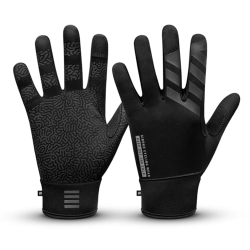 SIROKO Vestkapp Winter-Fahrradhandschuhe, für Herren und Damen, Schwarz, Schwarz , L von SIROKO