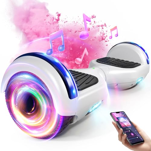 SISIGAD Hoverboard 6,5 Zol l Zweimotoren 2-Rad-Hoverboard,Hoverboard mit LED-Leuchten Bluetooth SISIGAD Hoverboard 6,5 Zol l Zweimotoren 2-Rad-Hoverboard,Hoverboard mit LED-Leuchten Bluetooth von SISIGAD