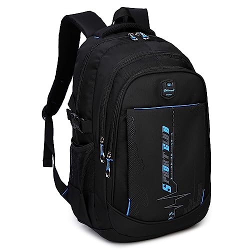 SIVENKE Rucksack Daypack Schulranzen Schultasche Laptop Rucksack Multifunktionale Tagesrucksack Laptop Bag Sporttasche Wasserabweisend Blau 35 L von SIVENKE