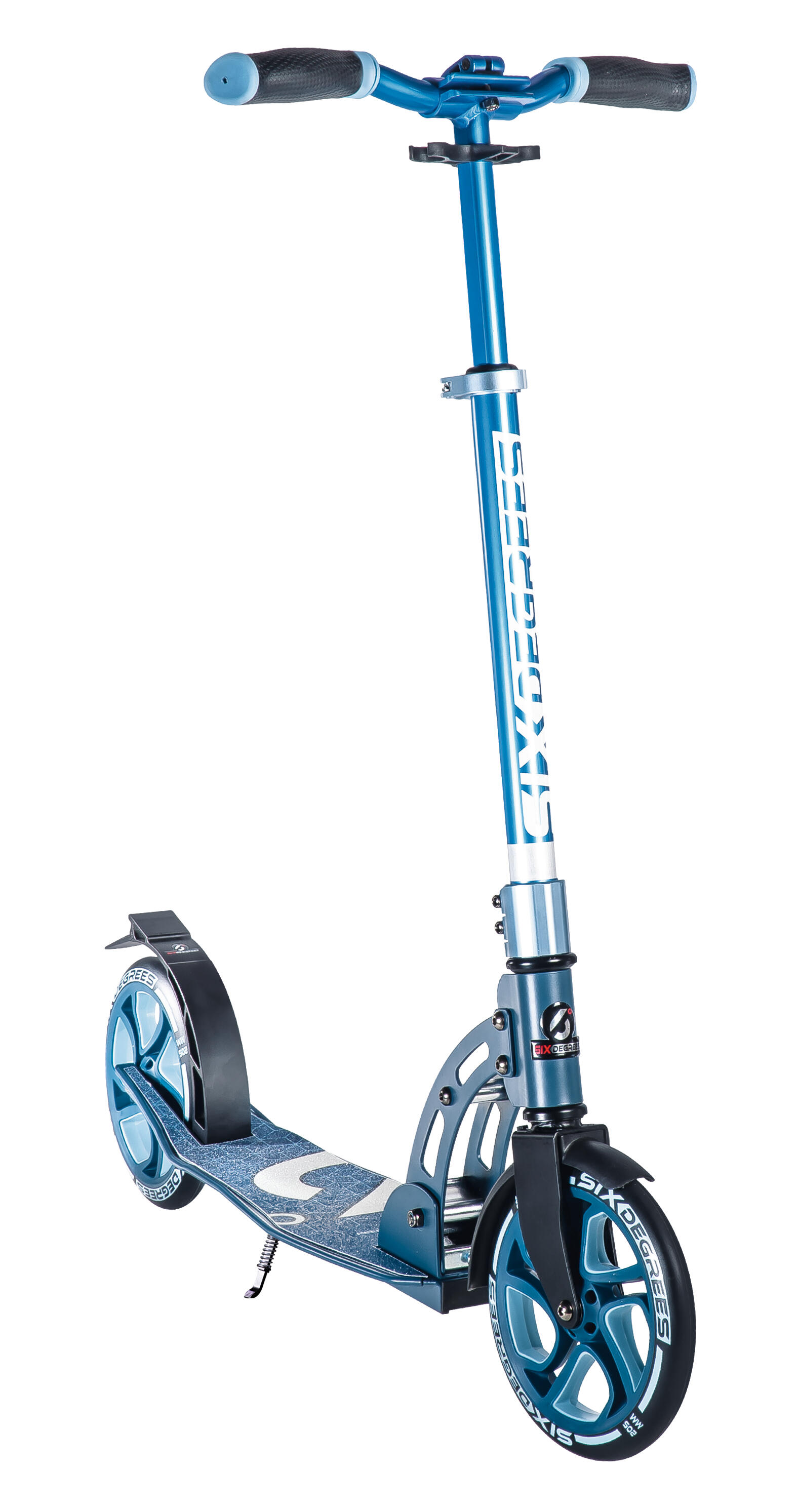 SIX DEGREES Aluminium Scooter 205 mm blau -TESTSIEGER- von SIX DEGREES