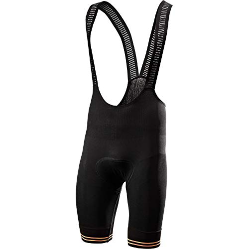 SIX2 Damen Latzhose kurz Clima Black/Melange Fire-XL SIX2 Damen Latzhose kurz Clima Black/Melange Fire-XL von SIXS